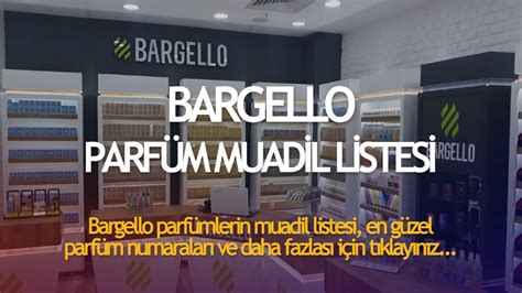 bargello parfürü listesi